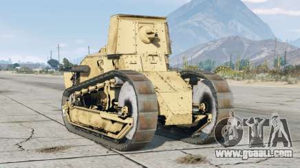Renault FT Peach-Yellow for GTA 5