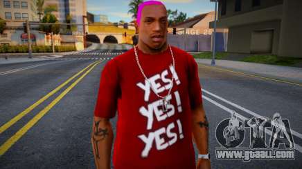 Yes Yes Yes Shirt from WWE Daniel Bryan (Red) for GTA San Andreas