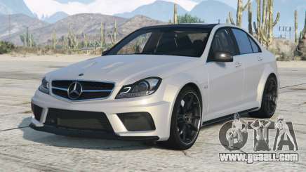 Mercedes-Benz C 63 AMG (W204) Pale Silver for GTA 5