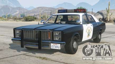 Bravado Greenwood Highway Patrol Raisin Black for GTA 5