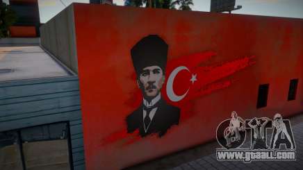 Atatürk Duvar Resmi for GTA San Andreas