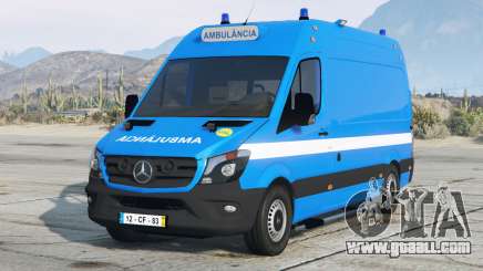 Mercedes-Benz Sprinter Ambulancia Vivid Cerulean for GTA 5
