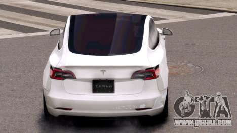2018 Tesla Model 3 for GTA 4