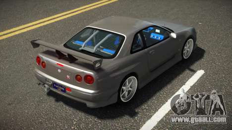 Nissan Skyline GT-R R34 ZS for GTA 4