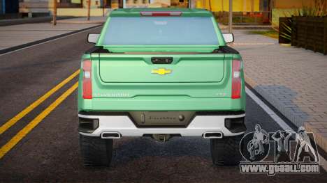 Chevrolet Silverado LTZ 2021 Green for GTA San Andreas
