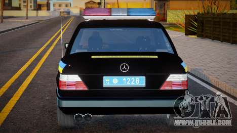 Police Mercedes - Benz 300 E DPS of Ukraine for GTA San Andreas