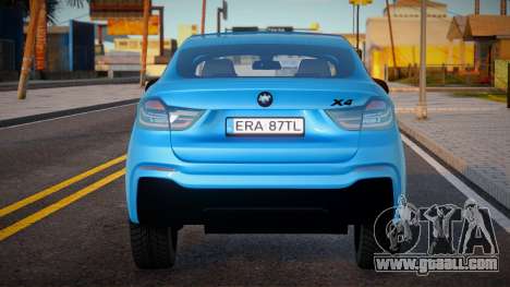 BMW X4 F26 Euro Plate for GTA San Andreas