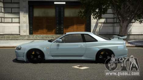 Nissan Skyline R34 GT-R X-Tuned for GTA 4