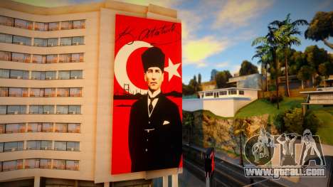Billboards K.Ataturk for GTA San Andreas