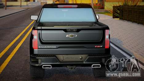 Chevrolet Silverado 2023 RST Black for GTA San Andreas