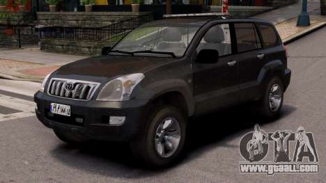 Toyota Prado Black for GTA 4