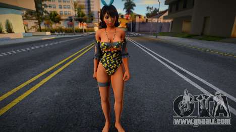 Josie Rizal in a sexy Simpsons swimsuit for GTA San Andreas