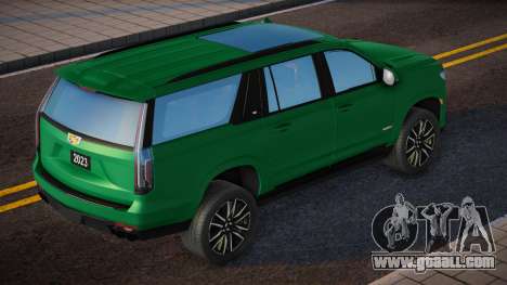 Cadillac Escalade Sport 2023 Green for GTA San Andreas
