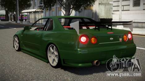 Nissan Skyline R34 XS V1.1 for GTA 4