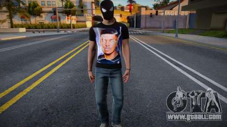 Spider-Man with LowTierGod T-Shirt for GTA San Andreas