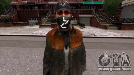 Watch Dogs Protagonist for GTA 4