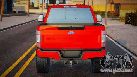 Ford Super Duty Tremor 2020 Red for GTA San Andreas