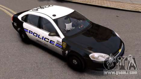 Chevrolet Impala 2013 PPV Liberty City Police for GTA 4