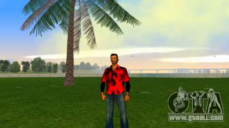Tommy Flame Shirt for GTA Vice City
