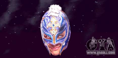 Rey Mysterio's face instead of the moon for GTA San Andreas