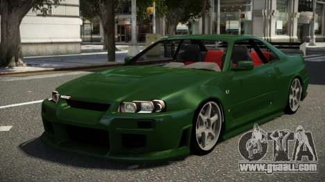 Nissan Skyline R34 XS V1.1 for GTA 4