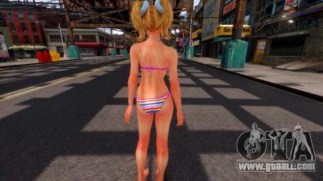 Juliet Starling Striped Bikini for GTA 4