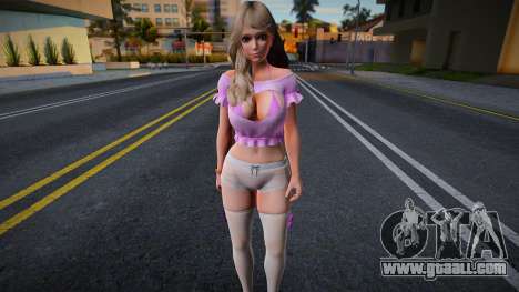 Amy in a sexy outfit for GTA San Andreas