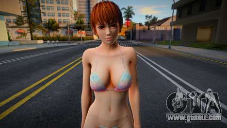 Kasumi in a swimsuit Mobile for GTA San Andreas
