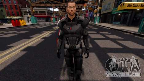 Mass Effect 3 Shepard Default Armor (PED) for GTA 4