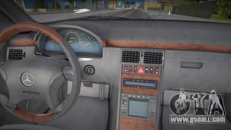 Mercedes Benz W210 E55 96 Interior - Original Bl for GTA San Andreas