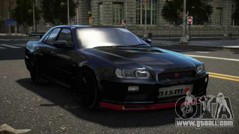 Nissan Skyline R34 GTR X-Style for GTA 4