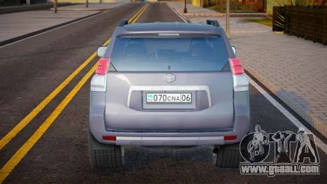 Toyota Land Cruiser Prado KZ Plate for GTA San Andreas
