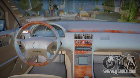Mercedes Benz W210 E55 96 Interior - Light Beige for GTA San Andreas