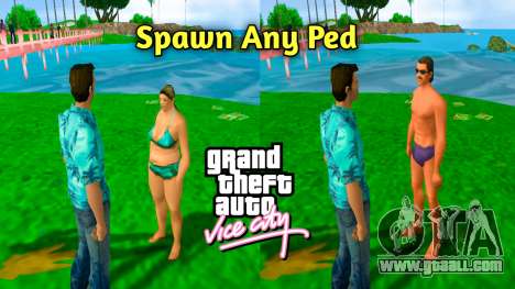 Spawn Any Ped for GTA Vice City
