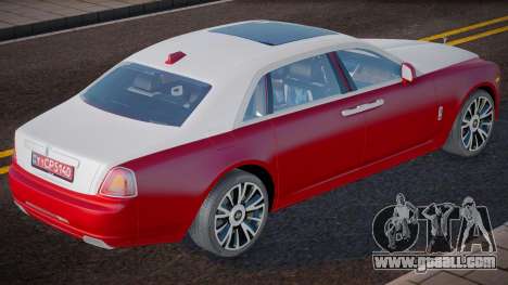 Rolls-Royce Ghost 2019 UA Plate for GTA San Andreas
