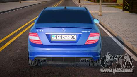 Mercedes-Benz C63 W204 AMG KZ Plate for GTA San Andreas