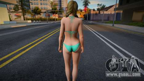 Monica in a green swimsuit for GTA San Andreas
