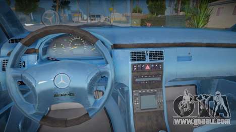 Mercedes Benz W210 E55 96 Interior - Aquamarine for GTA San Andreas
