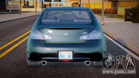 Infinity G37 Sedan for GTA San Andreas