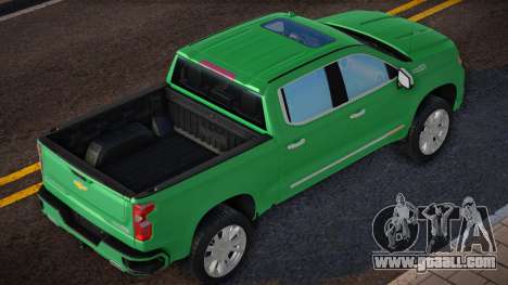 Chevrolet Silverado High Country 2022 Green for GTA San Andreas