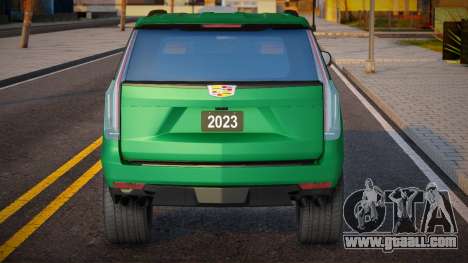Cadillac Escalade Sport 2023 Green for GTA San Andreas