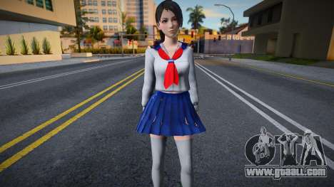 Skin Chica Realista Con Uniforme De Colegio Japo for GTA San Andreas