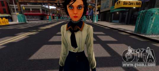 GTA 5 Bioshock Infinite Elizabeth + BaS Mod 