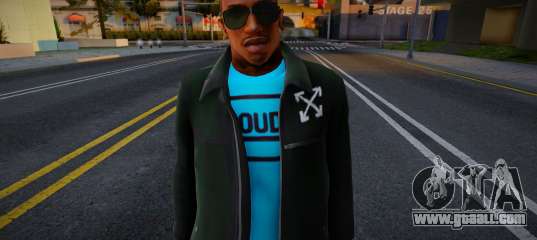 New CJ Casual V1 Carl Johnsom Jacket Off White for GTA San Andreas