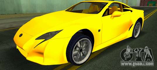 Lexus LF-A Concept Custom for GTA Vice City