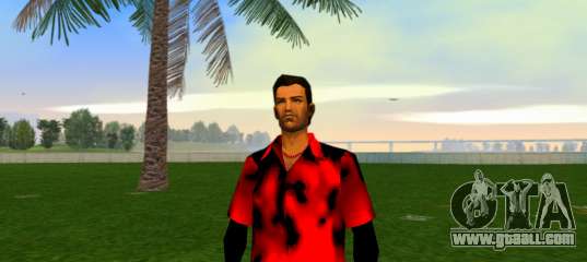 Tommy Flame Shirt for GTA Vice City