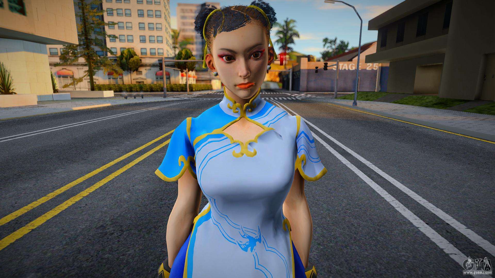 Street Fighter 6 Chun Li for GTA San Andreas