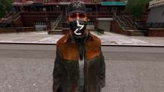 Watch Dogs Protagonist for GTA 4