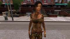 Lara Croft Hunter for GTA 4