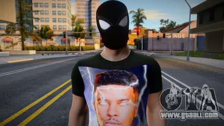 Spider-Man with LowTierGod T-Shirt for GTA San Andreas